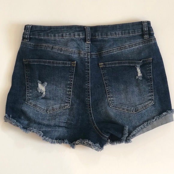 Charlotte Russe Jean Shorts - Picture 2 of 5